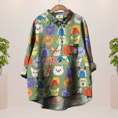 Freya | Trendy Fashionable Printed Art Shirt