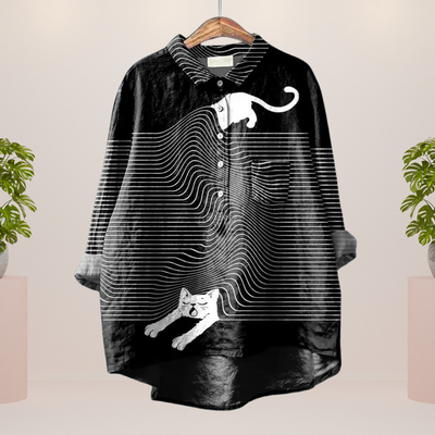 Freya | Trendy Fashionable Printed Art Shirt