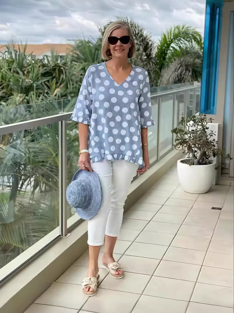 Charlotte- Elegant Vintage Top
