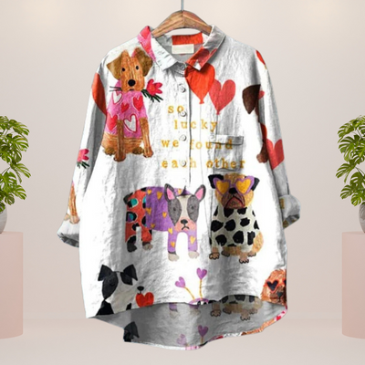 Freya | Trendy Fashionable Printed Art Shirt
