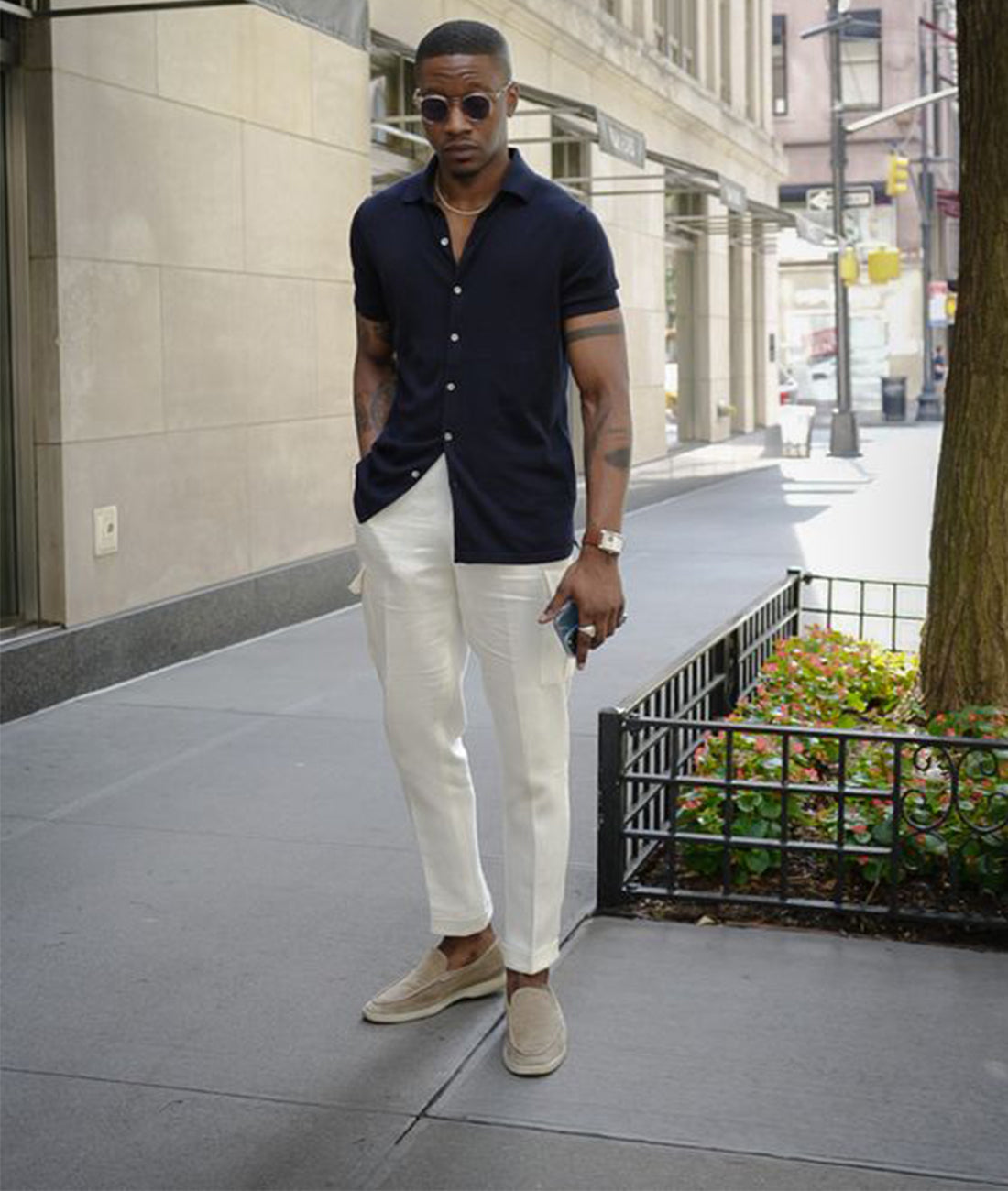 Calvin | Minimal Suede Loafers