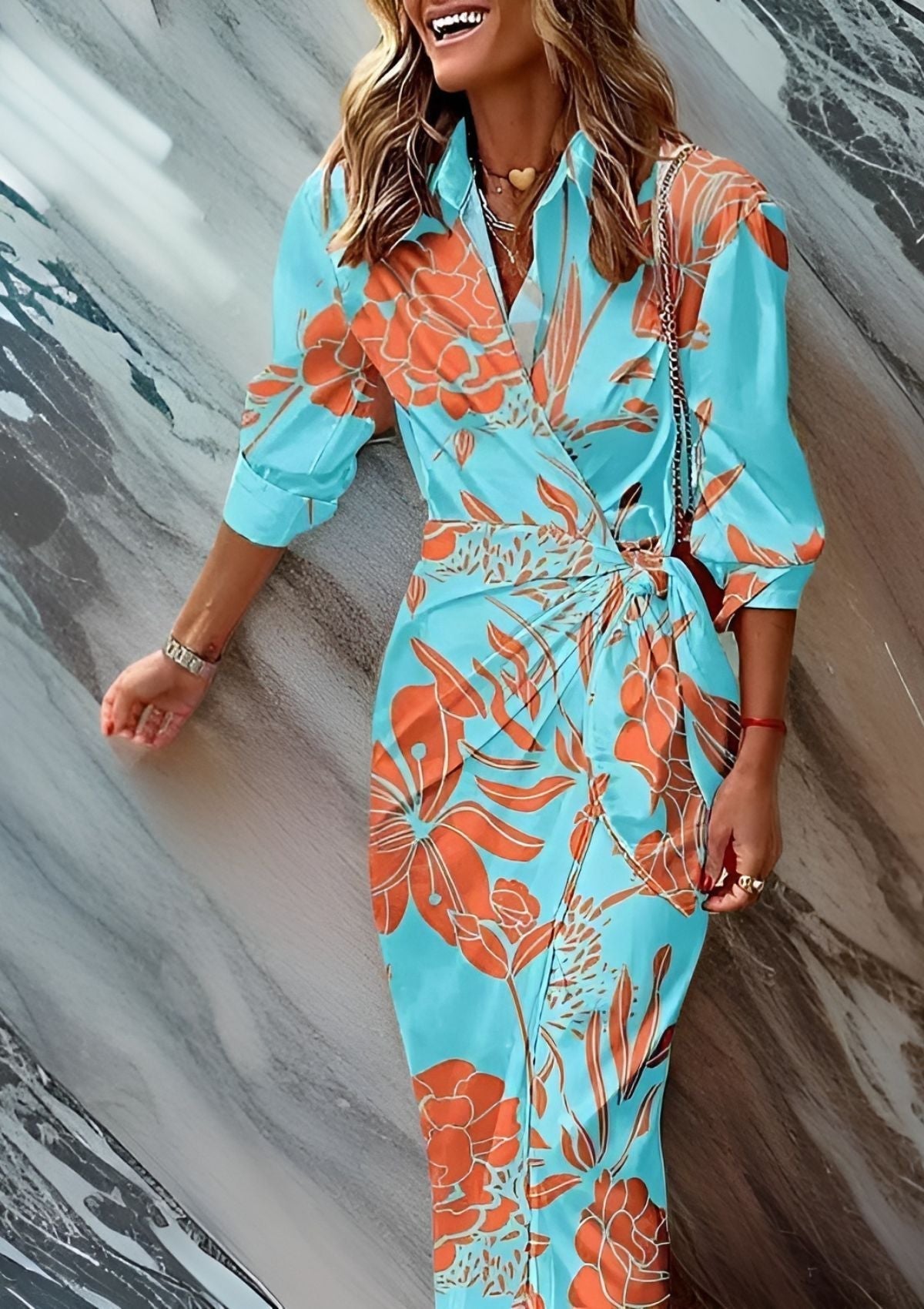 Ivy- Elegant Wrap Dress