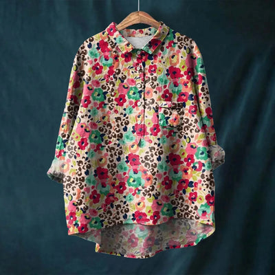 Dianne | Elegant Floral Shirt
