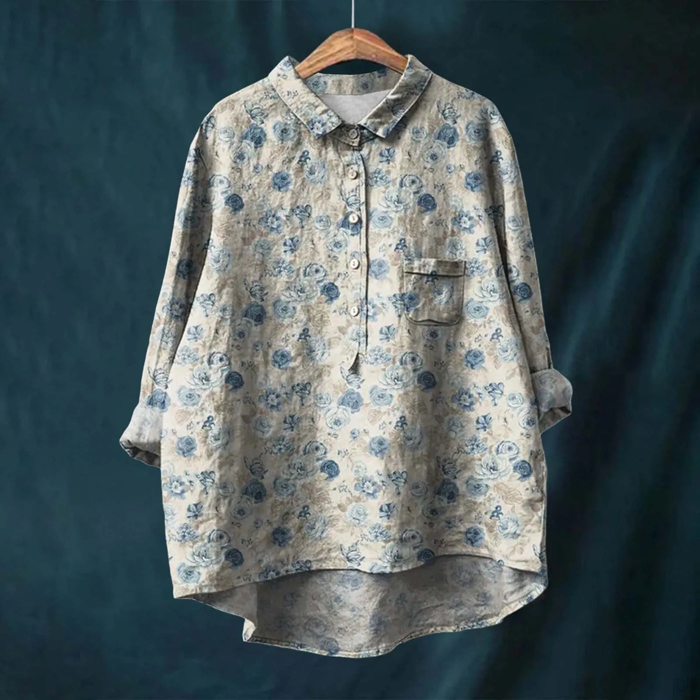 Dianne | Elegant Floral Shirt