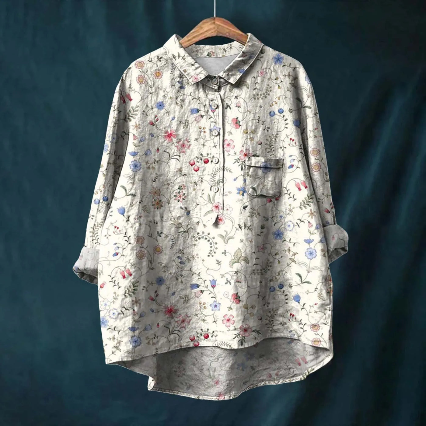 Dianne | Elegant Floral Shirt