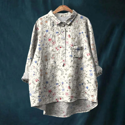 Dianne | Elegant Floral Shirt