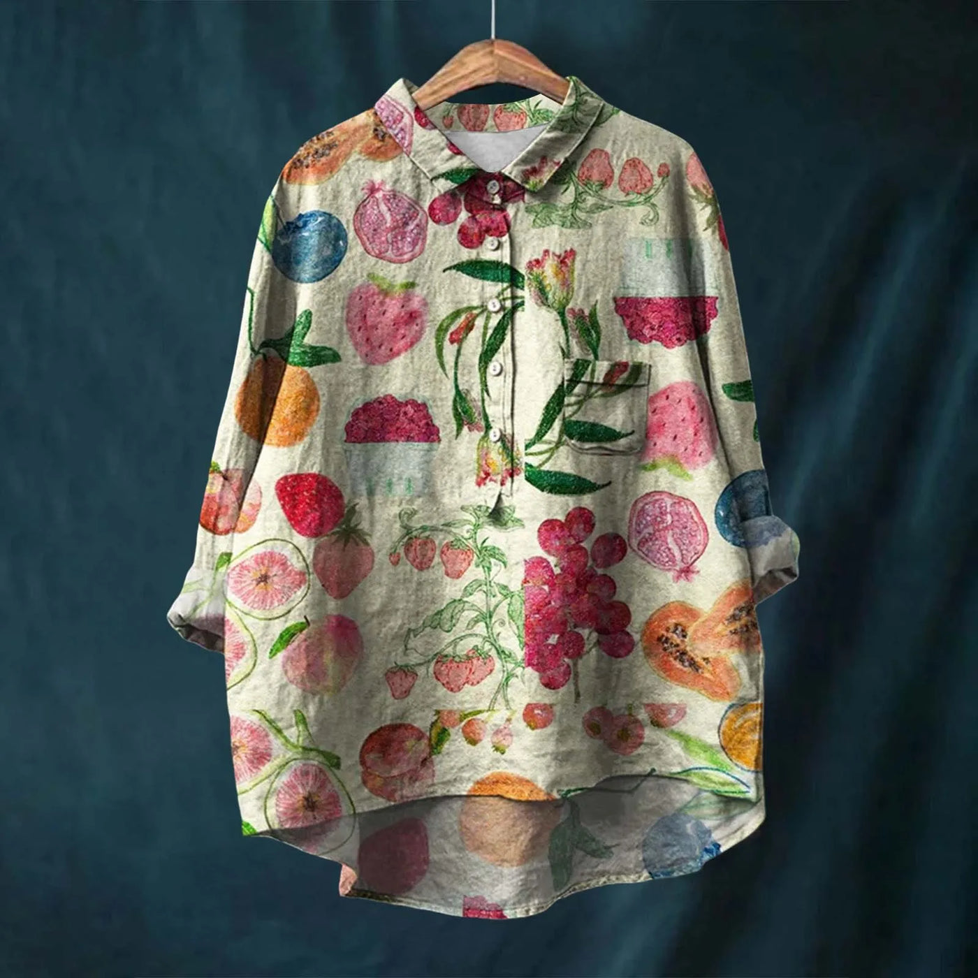 Dianne | Elegant Floral Shirt