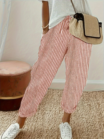 Beatrice™ – Striped Wide-Leg Pants