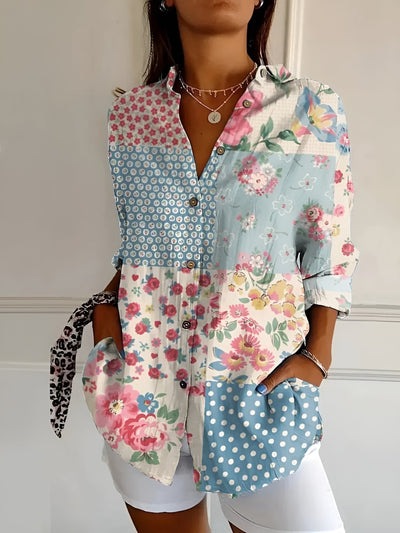 Ava | Floral Breeze Cotton Top