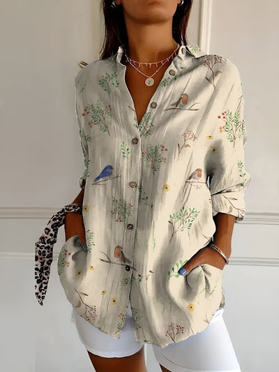 Ava | Floral Breeze Cotton Top