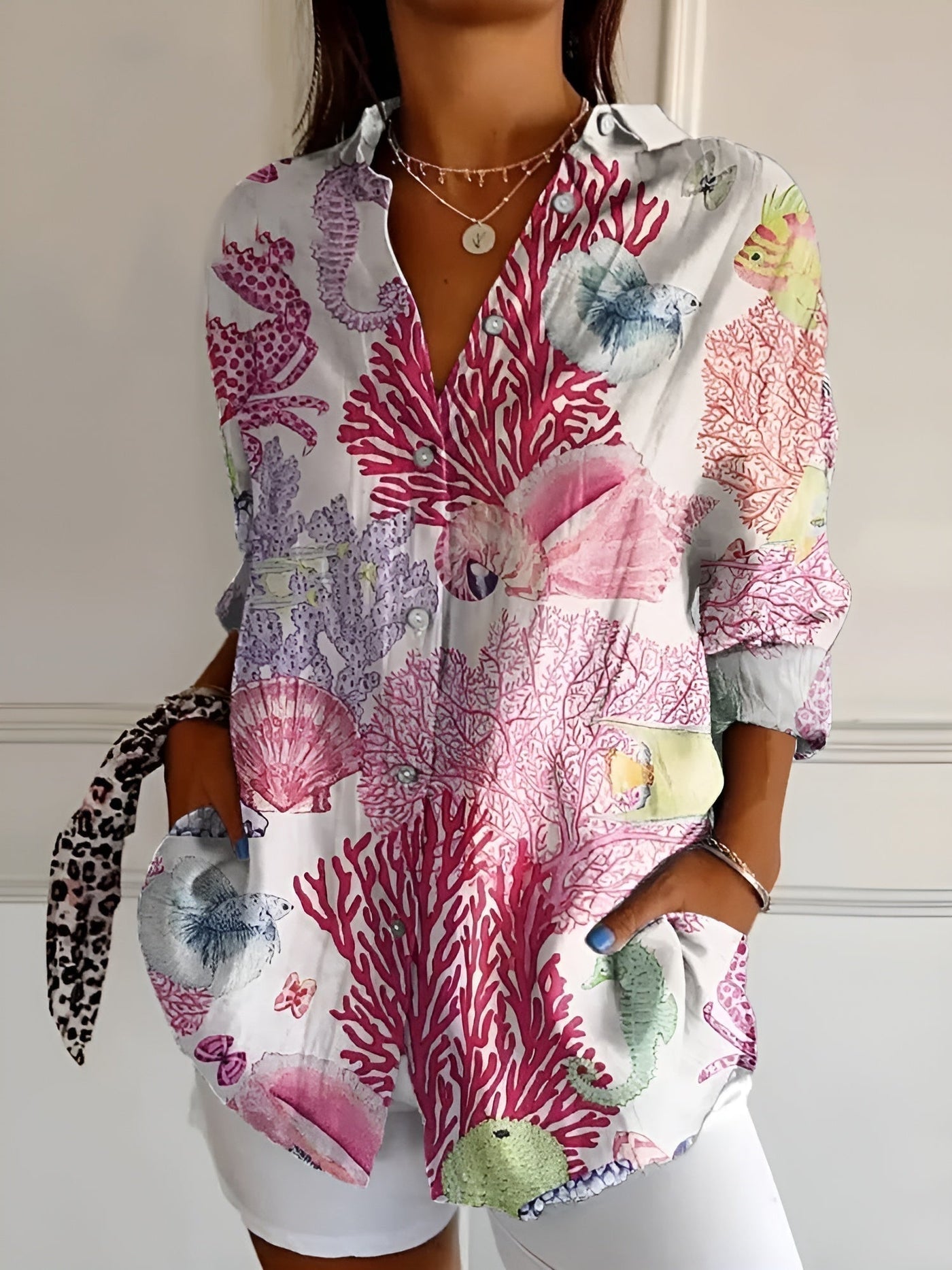 Ava | Floral Breeze Cotton Top